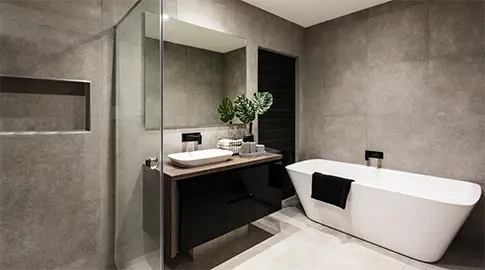 Aménagement de salle de bain alliant confort et esthétisme, rénovation HEINIS Energies à Mulhouse